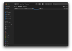 Finder Search This Mac Utilities