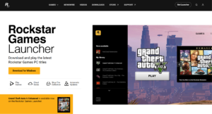 Rockstar Games Launcher from Rockstar’s official website