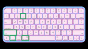 Screenshot on Mac macOS Control + Shift + Command + 3
