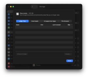 Storage Documents Large Files