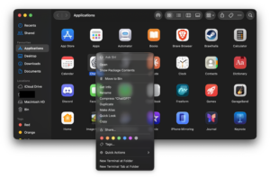 Uninstall Apps on Mac Using Finder