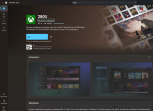 Xbox App from the Microsoft Store