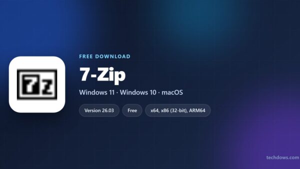 Download 7-Zip for PC, Windows 11 and Windows 10 (Free)