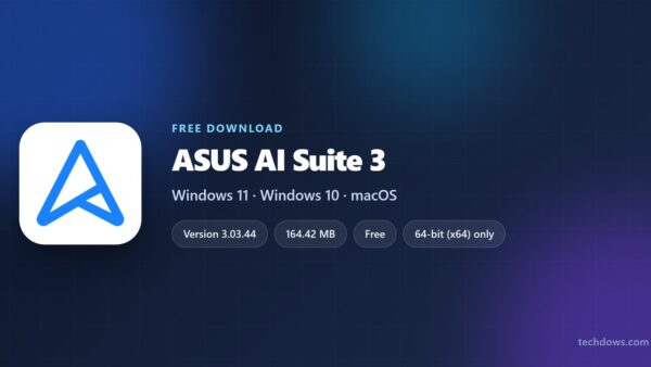 Download ASUS AI Suite 3 for PC, Windows 11 and Windows 10 (Free)