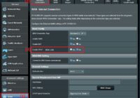 ASUS router WAN Internet Connection page with Enable UPnP set to No