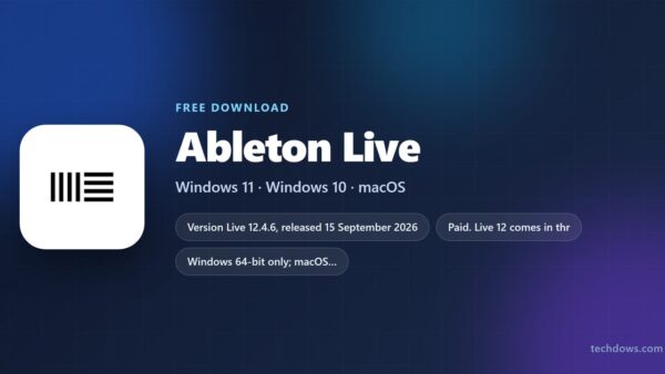 Download Ableton Live for PC, Windows 11/10 & Mac (Free Trial)