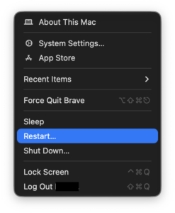 About This Mac System Settings App Store