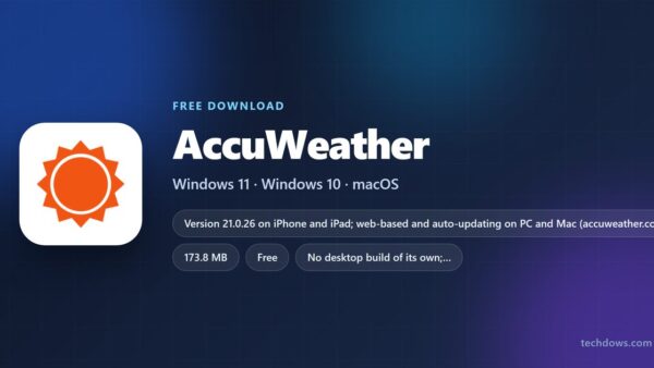 Download AccuWeather for PC, Mac, iPhone and Android (Free)