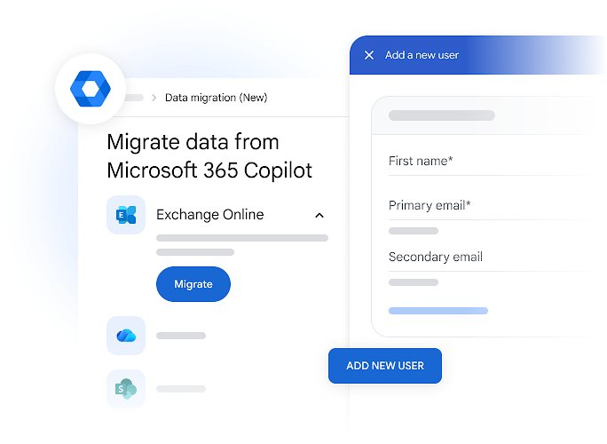 Add a new user panel with first name and email fields
