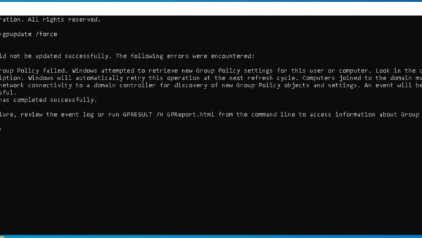 How to Force Update Group Policy (Command) Windows 11/10
