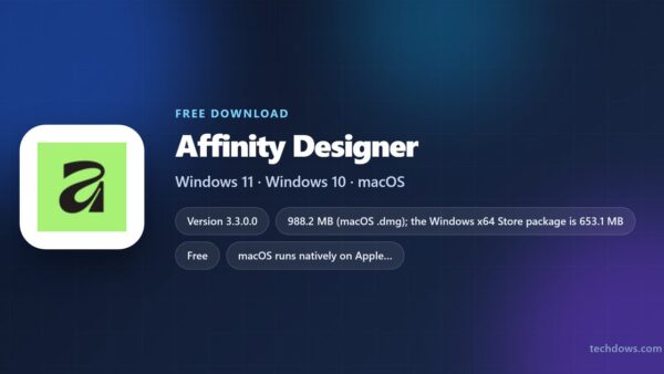 Download Affinity Designer for PC, Windows 11/10 & Mac (Free)