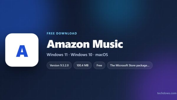 Download Amazon Music for PC, Windows 11/10 & Mac (Free)