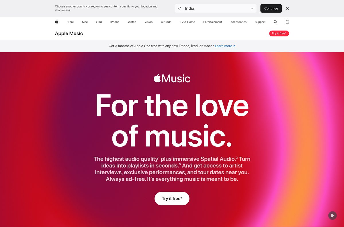 Apple Music plan prices for Individual, Student and Family