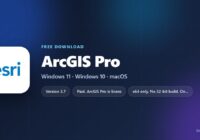 ArcGIS Pro card with version, licence and Windows requirements