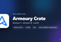 Armoury Crate version, size, license and supported Windows releases