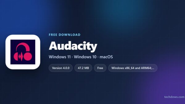 Download Audacity Audio Editor for PC, Windows 11/10 & Mac (Free)