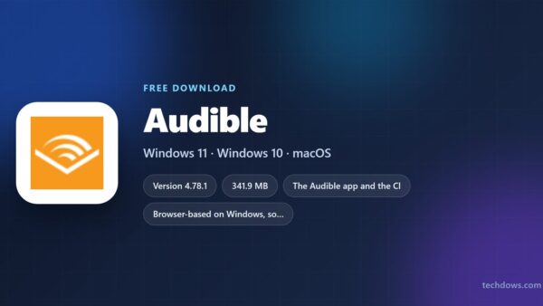 Download Audible for PC, Windows 11/10 & Mac (Free App + Trial)