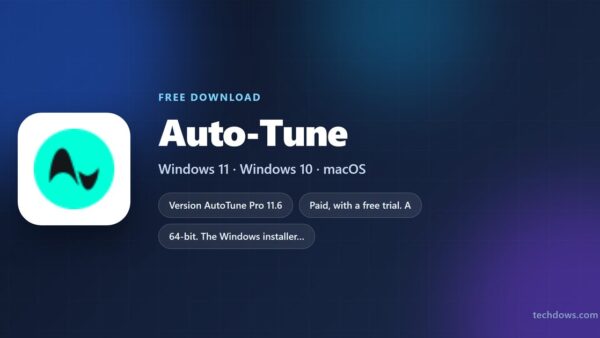 Download Auto-Tune for PC, Windows 11/10 & Mac (Free Trial)