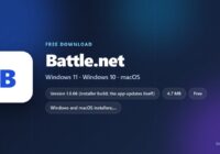 Battle.net installer sizes and supported systems for Windows and Mac