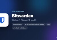 Bitwarden 2026.9.0 version, licence, download sizes and supported systems