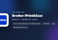 Brother iPrint&Scan version, licence, download sizes and supported systems
