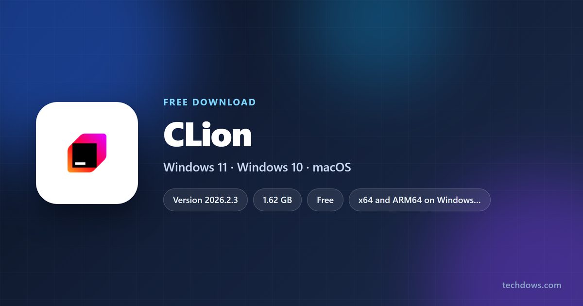 CLion version, size, price and supported systems
