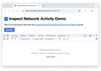 Chrome DevTools Network panel listing five requests with status codes