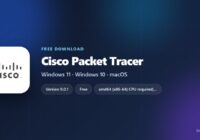 Cisco Packet Tracer card with version and supported systems