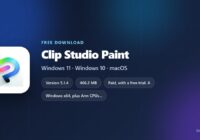 Clip Studio Paint version, installer size and supported systems