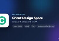 Cricut Design Space version, installer sizes and supported systems