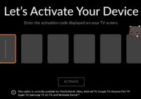 Crunchyroll TV activation screen with six empty code entry boxes