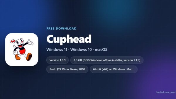 Download Cuphead for PC, Windows 11/10 & Mac (Latest Version)