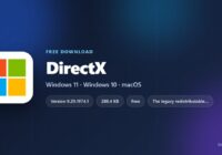 DirectX card with version, file size and supported Windows