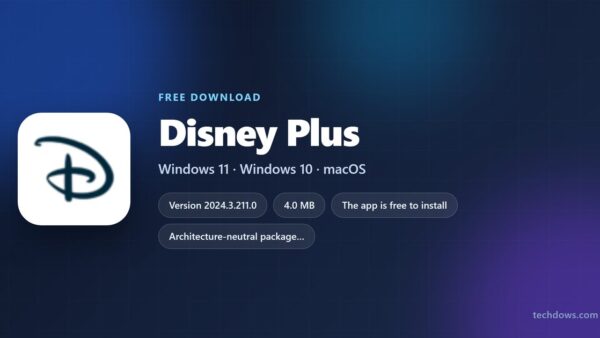 Download Disney+ (Disney Plus) for PC, Windows 11 and 10