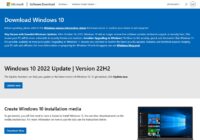 Download Windows 10 page with Update now and Download Now buttons