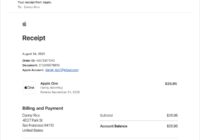 Email receipt showing an Apple One subscription price and billing address