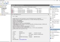 Event Viewer showing an Event ID 1000 application error entry