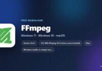 FFmpeg version, platforms and license at a glance