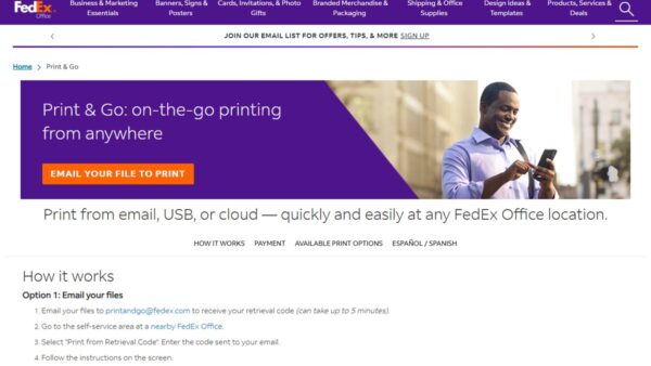 How to Do FedEx Print and Go