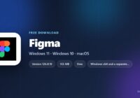 Figma card with installer sizes and supported systems