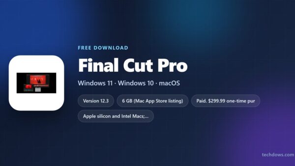 Download Final Cut Pro for Mac and iPad (Free Trial)