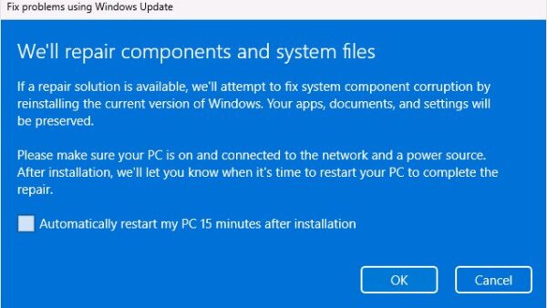 How to repair Windows 11 26H2 without losing files