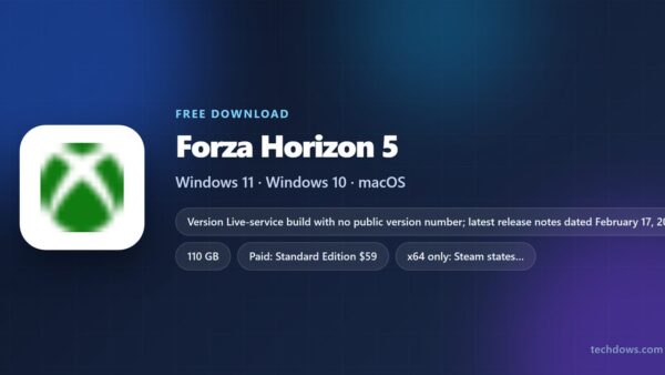 Download Forza Horizon 5 for PC, Windows 11/10 (Latest Version)