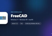 FreeCAD card with version, license, platforms and requirements