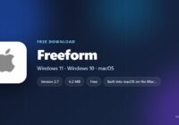 Freeform specification card showing version, download size and supported systems