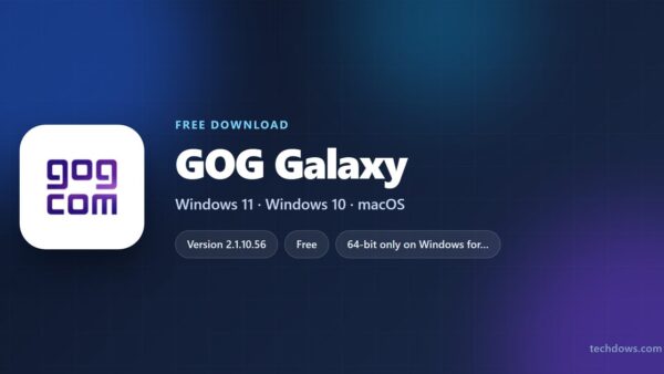 GOG GALAXY price, supported systems and official download sources