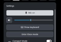 Game Bar settings panel with an Enter Xbox mode button