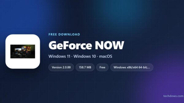 Download GeForce NOW for PC, Windows 11/10 & Mac (Free Tier)
