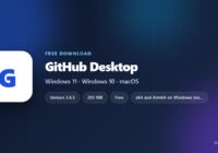 GitHub Desktop version, licence, size and supported systems