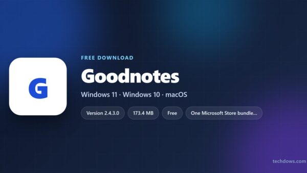 Download Goodnotes for PC, Windows 11/10 & Mac (Free)